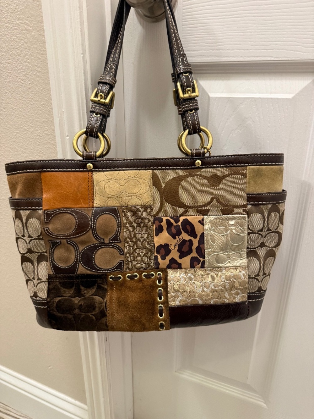 Coach Vintage Patchwork Tote bag Purse